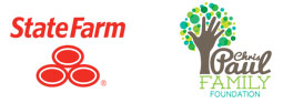 State Farm and Paul Family Foundation logos