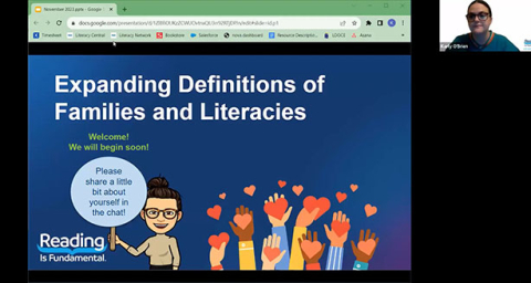Expanding Definitions of Families and Literacies Webinar