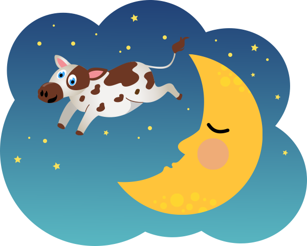 The cow and the moon